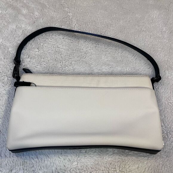 Y2K Vintage Coach Mercer Demi Handbag Mini Purse Nylon Leather 7407 Wristlet - Picture 1 of 11